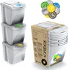 Prosperplast Recyclingbehälter 75l 3 Einheiten Weiß  Weiß Produktbild-Vorschau 7