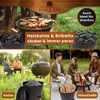BLACK OAK Ascheeimer Santorini 25L - mit Deckel, Produktbild-Vorschau 6