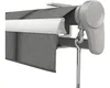 SOLUNA Gelenkarmmarkise Trend 3x2 Stoff Dessin D419 Gestell Produktbild-Vorschau 3