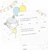 10 Einladungskarten zur Einschulung Mädchen mit Luftballons Produktbild-Vorschau 4