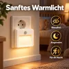 3 sztuki lampki nocnej LED z wtyczką, z czujnikiem ruchu, Podgląd zdjęcia produktu 2
