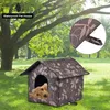 Katzenhaus Für Draußen Winterfest, Faltbare Wasserdicht Produktbild-Vorschau 4