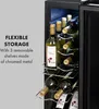 Klarstein vinotéka, 1 zóna, malá, 32 l, sklenené dvere, Náhľad obrázku produktu 6