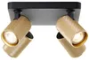 Brilliant Lampe Marty LED Spotplatte 4flg sand schwarz/matt Produktbild-Vorschau 1