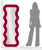FURNLUX Wandspiegel Emily Rosa 60cm / Hauptfarbe: Rosa / Produktbild-Vorschau 6