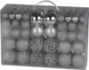 Christmas Gifts Weihnachtskugeln Set Silber 100 Kunststoff Produktbild-Vorschau 18