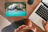 MuchoWow® Mauspad Mousepad Wasser - Wasserfall - Bäume Produktbild-Vorschau 3