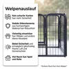 Mucola Welpenauslauf Welpenfreigehege Laufgitter Welpenzaun Produktbild-Vorschau 11