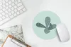 MuchoWow® Mauspad Mousepad Sommer - Kaktus - Abstrakt 20x20 Produktbild-Vorschau 5
