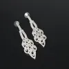 Edle Strass Ohrringe Ohrstecker Hochzeits Ohrschmuck Produktbild-Vorschau 1