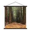 MuchoWow® Textilposter Herbst - Dekoration - Wald 60x60 cm Produktbild-Vorschau 1
