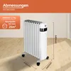 SHX 30ROF2000 Radiateur sans huile 9 ailettes 2000W Voir les images du produit 12