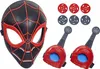 A Spider-Man Miles Morales mask and two disc launchers are displayed against a white background. Náhled obrázku produktu