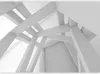 Vlies Fototapete - White Construction 200x140 cm 3D Produktbild-Vorschau 5