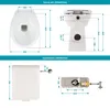Calmwaters® Spülrandloses Stand WC mit 7 cm Erhöhung im Set Produktbild-Vorschau 5