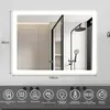 Puluomis koupelnové zrcadlo s osvětlením bez mlhy 100x80, s Náhled obrázku produktu 4