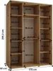 MEBLE KRYSPOL Davos 12 Schrank, drei Türen - 235,2x170x60 Produktbild-Vorschau 4
