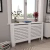 vidaXL Osłona grzejnika biała 152×19×81,5 cm MDF Podgląd zdjęcia produktu 10