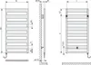 Korpus rury łazienkowej Kermi Casteo-E 1806X500MM BIAŁY FKS Podgląd zdjęcia produktu 4