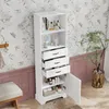Merax Badezimmerschrank, Buffetschrank mit 3 Schubladen, Produktbild-Vorschau 3