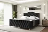 ALTDECOR Boxspringbett mit Holz Füßen, Matratze und Produktbild-Vorschau 1