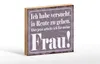Holzschild Spruch 18x12cm habe versucht in Rente zu gehen Produktbild-Vorschau 1