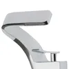 A close-up view of a modern chrome faucet. Podgląd zdjęcia produktu