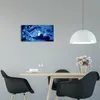 Wanduhr aus Glas – 60x30 cm - Glasbild - Glasuhr - Produktbild-Vorschau 3