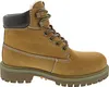 A side view of a single brown boot against a white background. Produktbild-Vorschau