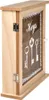 Schlüsselkasten Naturfarben Holz 6 Haken Keys Schriftzug Produktbild-Vorschau 4