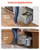 SucceBuy Cestino estraibile per mobili da cucina (20 L x Anteprima dell’immagine prodotto 6