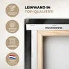 MuchoWow® - Leinwandbilder - Löwen - Tiere - Schwarz - Weiß Produktbild-Vorschau 3