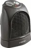 A black electric heater with a fan and controls on top, set against a white background. Podgląd zdjęcia produktu