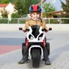 COSTWAY BMW 6V per bambini, moto con ruote da allenamento e Anteprima dell’immagine prodotto 2
