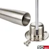 4 Stück Möbelfuß FOX-TROT Höhe 120 mm Edelstahloptik Produktbild-Vorschau 3