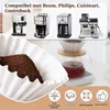 Kaffeefilter 80/200 mm, 100 Stück, Papier, weiß, für Kaffeemaschinen Podgląd zdjęcia produktu