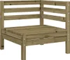 Divani da giardino angolari 2 pz. Legno di pino impregnato Anteprima dell’immagine prodotto 4