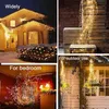 Collage of four images showing different uses of string lights. Produktbild-Vorschau