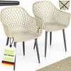 Set da 2 sedie da giardino tillvex® resistenti alle Anteprima dell’immagine prodotto 1