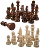 Große Holz-Schachfiguren Klassisches Set mit Filz - 32 Produktbild-Vorschau 1