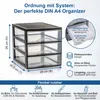 Schubladenbox A4, Box mit 3 Schubladen, Organizer und Produktbild-Vorschau 2