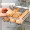 Eierhalter ausziehbar für Kühlschrank, 18 Eier, Organizer Productafbeelding-voorbeeld