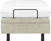 BELIANI Polsterbett Beige Stoffbezug 80x200 cm Elektrisch Produktbild-Vorschau 8