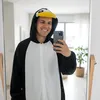 Pyžamo Onesie Kigurumi Kostým Prevlek Tučniak S: 145 - Náhľad obrázku produktu 5