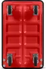 Chariot à plate-forme Humberg Transport HM-505 noir-rouge Voir les images du produit 6
