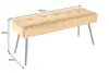 riess-ambiente Design Sitzbank BOUTIQUE 100cm senfgelb Samt Produktbild-Vorschau 3