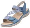 Rieker Sandalen Plat  Sandalen Plat - Blauw - Maat 37 Produktbild-Vorschau 50