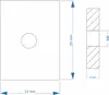 Nutenstein | Gewindeplatte 25x12x5 mm M6 Gewinde mittig | Produktbild-Vorschau 2