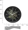 L'horloge murale ronde avec des graphiques d'engrenage Voir les images du produit 4
