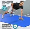 MONZANA® 8x Bodenschutzmatte für Fitness 45x45cm Rutschfest Produktbild-Vorschau 4